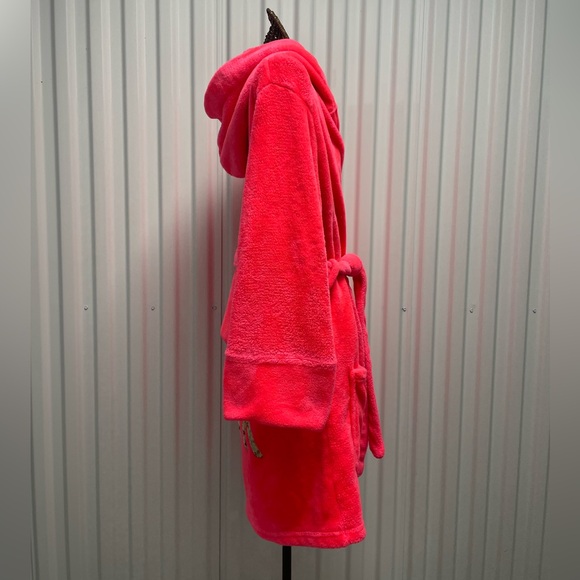 Victoria Secret “PINK” Sequins Fleece Plush Bath Robe Size M/L - Picture 5 of 11